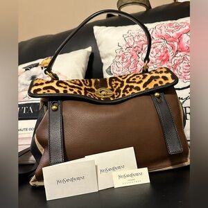 YSL 2 way bag with original cards